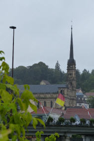 Deutsche Fahnen in Montbéliard