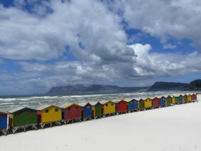Strandhäuschen von Muizenberg