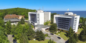 Das Cliff-Hotel auf der Insel Rügen