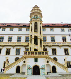 Der Wendelstein im Innenhof