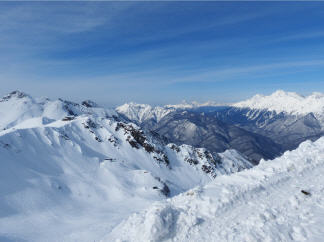 Über den Gipfeln auf 2300 Meter Höhe