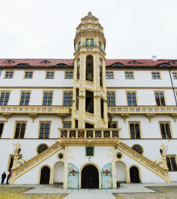 Der Wendelstein im Innenhof